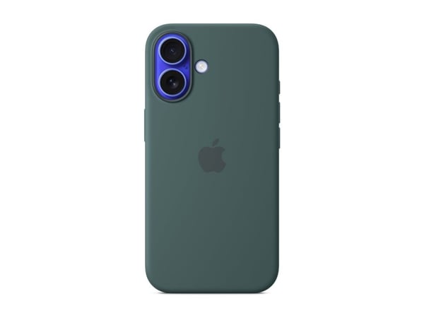 Apple - Baksidedeksel for mobiltelefon - MagSafe-samsvar - silikon - sjøgrønn - for iPhone 16
