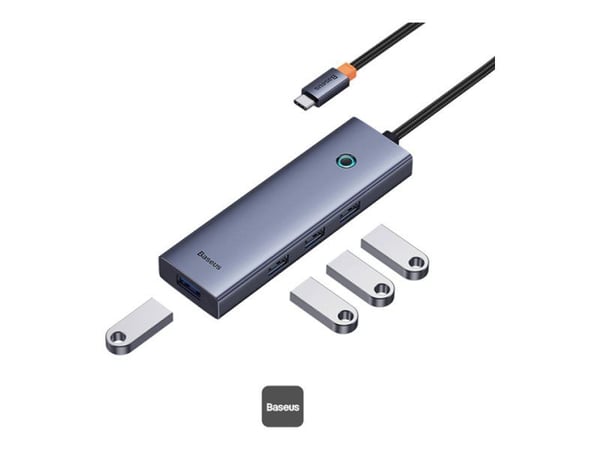 Baseus UltraJoy Series - Hubb - 4 x USB-C (Power Delivery 3.0) - skrivbordsmodell