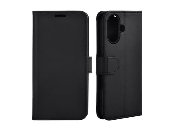 GRE8T - Lomme lommebok for mobiltelefon - GRS - polylaktid (PLA) - svart - for Apple iPhone 16 Plus