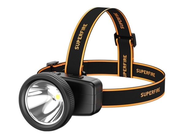 Superfire HL55 otsalamppu, 150lm, USB-C