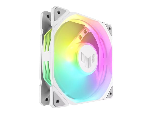 ASUS TUF GAMING TR120 ARGB 3IN1 White, Ilmanjäähdytin, 12 cm, 2000 RPM, Valkoinen