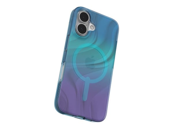 ZAGG Milan Snap - Baksidedeksel for mobiltelefon - MagSafe-samsvar - dyp aurora - for Apple iPhone 16
