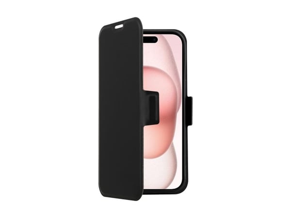 Screenor Clever - Lommebok for mobiltelefon - MagSafe-samsvar - økolær, termoplast-polyuretan (TPU) - svart - for Apple iPhone 16