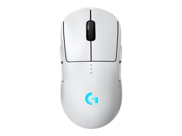 Logitech G PRO 2 LIGHTSPEED Mouse, Molempikätinen, Optinen, Langaton RF, 32000 DPI, 1 ms, Valkoinen