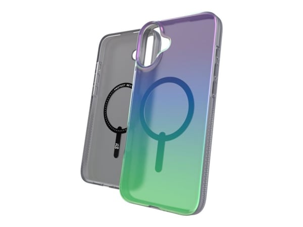 ZAGG Milan Snap - Bagsidecover til mobiltelefon - MagSafe-kompatibilitet - grafen - ravn fjeder - for Apple iPhone 16