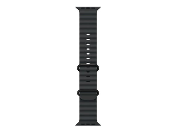Apple - Bånd for smart armbåndsur - 49 mm, svart titanfinish - 130 - 200 mm - svart - for Watch Hermès Series 9, SE 3, Series 10, Series 11, Series...