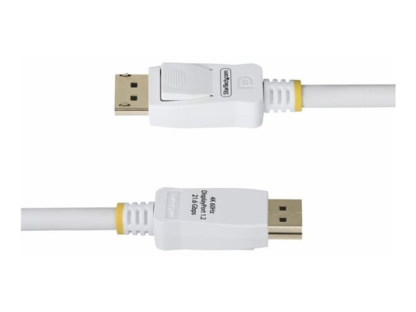 StarTech.com DP12-CABLE-6FTW, 1,8 m, DisplayPort, DisplayPort, Hanstik, Hanstik, 4096 x 2160 pikseliä