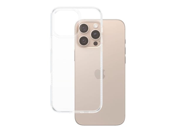 PanzerGlass HardCase - Baksidedeksel for mobiltelefon - polykarbonat, termoplast-polyuretan (TPU) - gjennomsiktig - for Apple iPhone 16 Pro Max