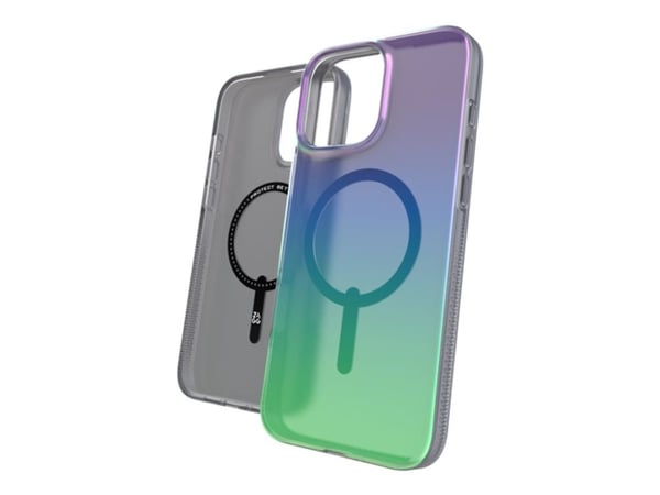 ZAGG Milan Snap - Bagsidecover til mobiltelefon - MagSafe-kompatibilitet - grafen - ravn fjeder - for Apple iPhone 16 Pro