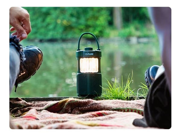 Pure Woodland Glow - Høyttaler - for bærbar bruk - trådløs - Bluetooth - 20 watt - grønn