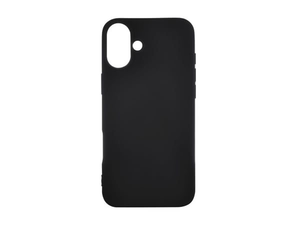 GRE8T - Bagsidecover til mobiltelefon - termoplastisk polyuretan (TPU) - sort - for Apple iPhone 16 Plus