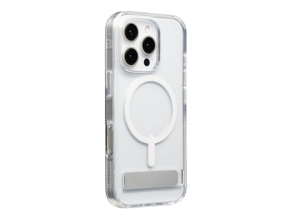 ZAGG Crystal Palace Snap w/Kickstand, Suojus, Apple, iPhone 16 Pro, 16 cm (6.3"), läpinäkyvä, läpinäkyvä