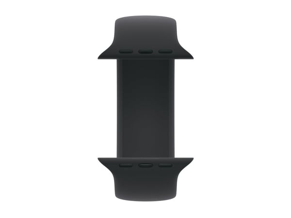 Apple Watch Series 10 (GPS + Cellular) - 46 mm - skifer titan - smartklokke med sportsbånd - fluorelastomer - svart - båndbredde: S/M - 64 GB - LTE...