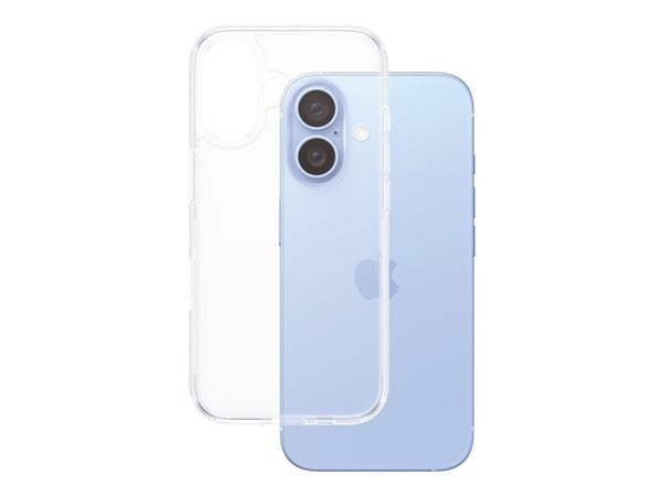 PanzerGlass HardCase - Baksidedeksel for mobiltelefon - polykarbonat, termoplast-polyuretan (TPU) - gjennomsiktig - for Apple iPhone 16