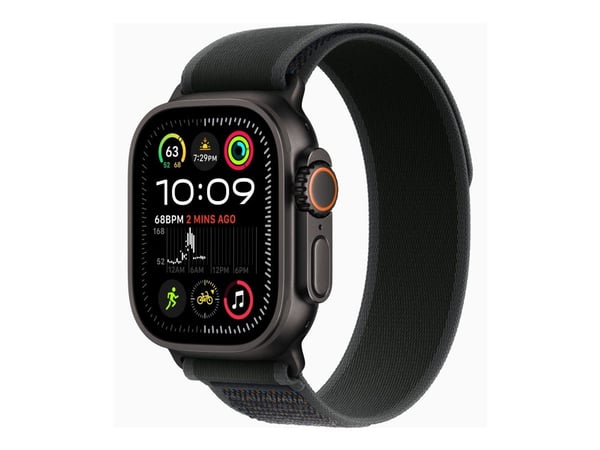 Apple Watch Ultra 2 GPS+ Cellular 49mm Black Titanium Case with Trail Loop