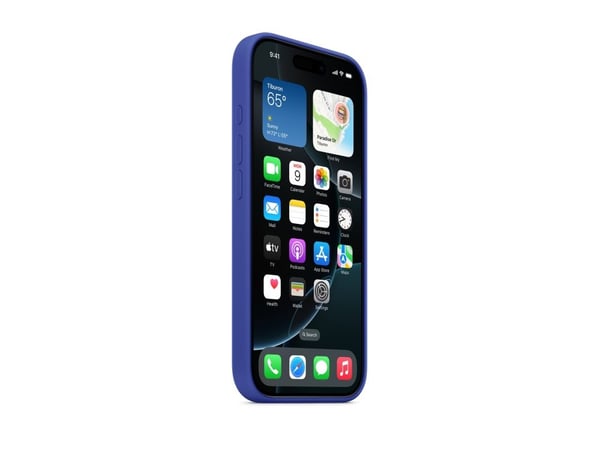 Apple - Beskyttende deksel for mobiltelefon - MagSafe-samsvar - silikon - ultramarin - for iPhone 16 Pro