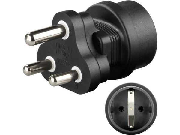 Goobay 95412, Tyyppi F, Tyyppi M, Suora, Suora, 250 V, 10 A