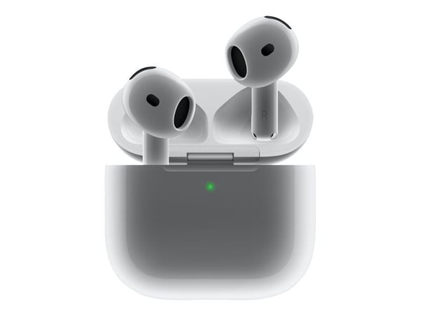 Apple AirPods 4 with Active Noise Cancellation - True wireless-hörlurar med mikrofon - öronknopp - Bluetooth - aktiv brusradering - vit