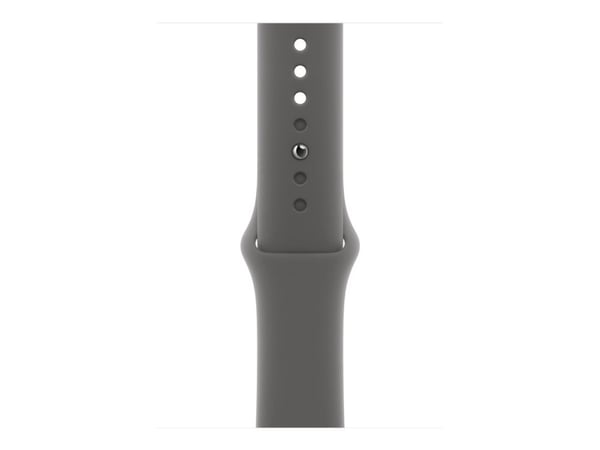 Apple - Bånd for smart armbåndsur - 46mm - M/L (passer håndledd på 160 - 210 mm) - steingrå - for Watch Hermès Series 9, SE 3, Series 10, Series 11...