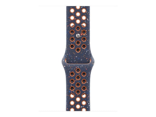 Apple MYJX3ZM/A, Ranneke, SmartWatch, Sininen, Oranssi, Apple, Apple Watch Mallit 38mm, 40mm, 41mm, 42mm, Fluorielastomeeri