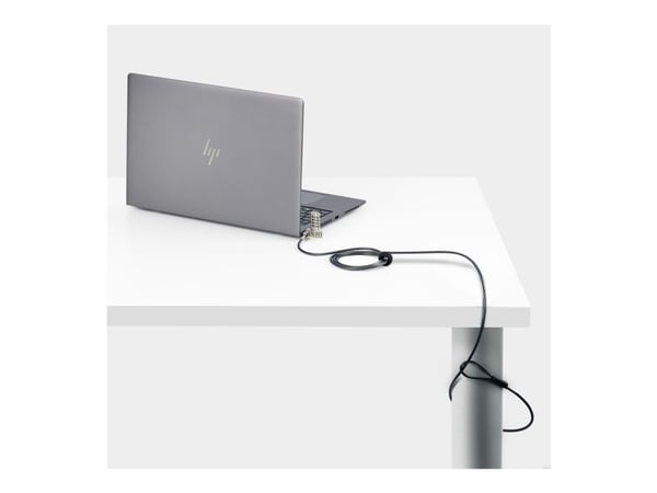 StarTech.com UNIVCS-LAPTOP-LOCK, 2 m, Kensington, nano, Noble, kiila, yhdistelmälukko, hiiliteräs, muovi, musta, hopea