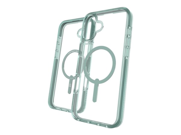 Zagg Santa Cruz Snap - Baksidedeksel for mobiltelefon - MagSafe-samsvar - grafen - grønn - for Apple iPhone 16