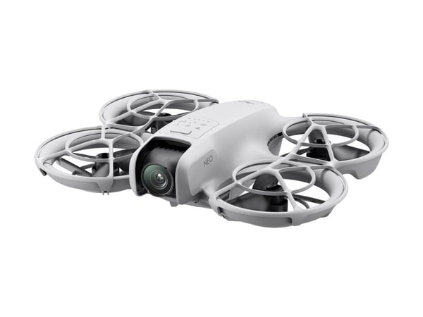 DJI Neo, 4 roottoria, 12 MP, 3840 x 2880 pikseliä, 16 m/s, 1435 mAh, musta, Valkoinen