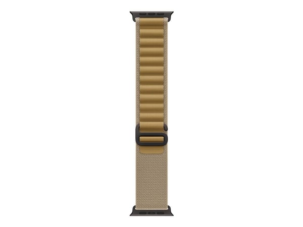 Apple - Sløyfe for smart armbåndsur - 49 mm, svart titanfinish - Medium størrelse - gyllenbrun