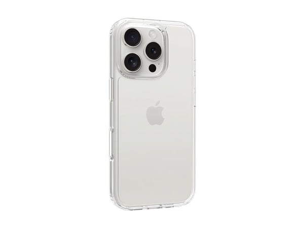 Screenor Bumper - Baksidedeksel for mobiltelefon - termoplast-polyuretan (TPU), akryl - gjennomsiktig - for Apple iPhone 16 Pro