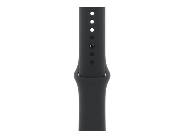 Apple - Band för smart klocka - 46mm - M/L (passar handleder på 160 - 210 mm) - svart - för Watch Hermès Series 9, SE 3, Series 10, Series 11, Seri...