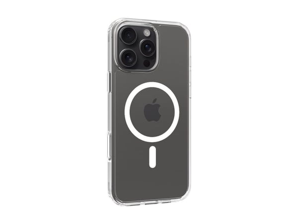 Screenor Bumper - Baksidedeksel for mobiltelefon - MagSafe-samsvar - termoplast-polyuretan (TPU), akryl - gjennomsiktig - for Apple iPhone 16 Pro Max