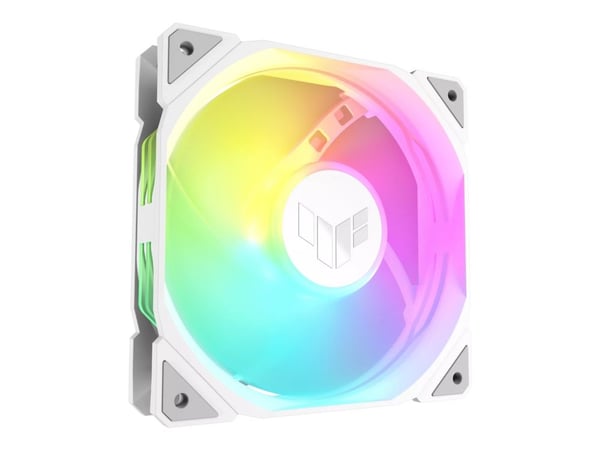 ASUS TUF GAMING TR120 ARGB 3IN1 White, Ilmanjäähdytin, 12 cm, 2000 RPM, Valkoinen