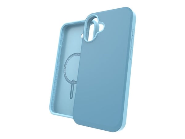 Zagg SoHo Snap - Baksidesskydd för mobiltelefon - MagSafe-kompatibilitet - grafen, termoplastisk polyuretan (TPU), plast - blå - för Apple iPhone 1...