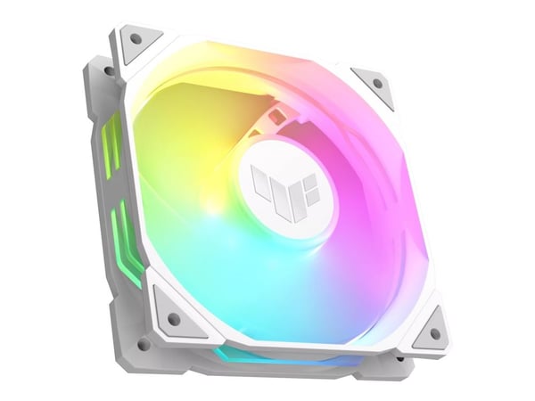 ASUS TUF GAMING TR120 ARGB 3IN1 White, Ilmanjäähdytin, 12 cm, 2000 RPM, Valkoinen