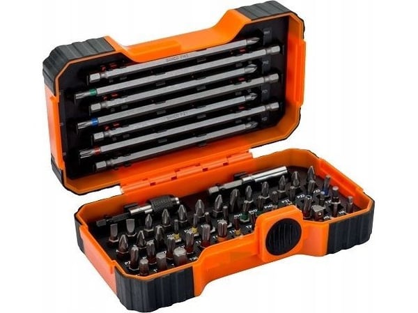 Bahco-bittisarja 1/4" 54 kpl LIGE-PH-PZ-TX-TX-TX reiällä-HEX