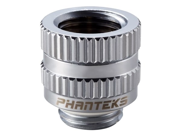 Phanteks Glacier Male to Female Rotary Adapter - Inpassning till vätskekylsystem - spegelkrom