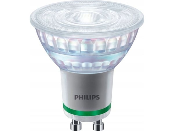 Philips - LED-pære for søkelys - form: PAR16 - klar finish - GU10 - 2.1 W (ekvivalent 50 W) - klasse A - varmt hvitt lys - 2700 K