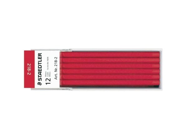 Staedtler Lumocolor 218, Punainen, 3 mm, 7 cm, 12 kpl