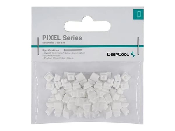 DeepCool PIXEL, Universal, Annet, Gummi, Hvit, 9,8 g, 100 stk.