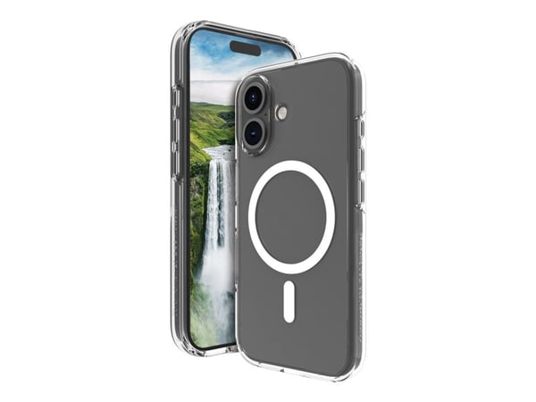 dbramante1928 Iceland Ultra - Baksidesskydd för mobiltelefon - MagSafe-kompatibilitet - D3O, plast - klar - för Apple iPhone 16 Plus