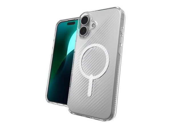 ZAGG Luxe Snap - Baksidedeksel for mobiltelefon - MagSafe-samsvar - blank - for Apple iPhone 16 Plus