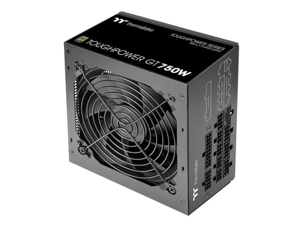 Thermaltake ToughPower GT 750W - Strømforsyning (intern) - ATX12V 3.1/ EPS12V - 80 PLUS Gold - AC 100-240 V - 750 Watt - aktiv PFC - sort Thermaltake ToughPower GT 750W - Strømforsyning (intern) - ATX12V 3.1/ EPS12V - 80 PLUS Gold - AC 100-240 V - 750 Watt - aktiv PFC - sort