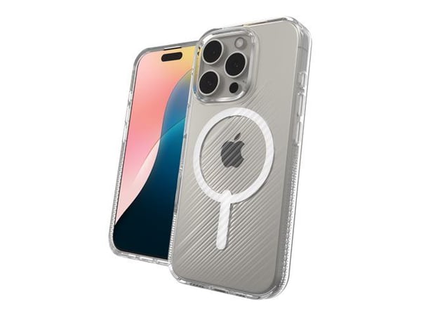 ZAGG Luxe Snap - Baksidedeksel for mobiltelefon - MagSafe-samsvar - blank - for Apple iPhone 16 Pro