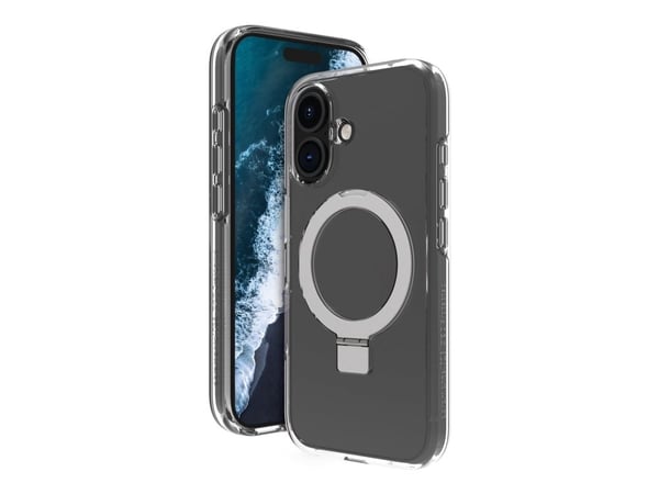 dbramante1928 Iceland Ultra - Baksidedeksel for mobiltelefon - stativ - MagSafe-samsvar - D3O, plastikk - blank - for Apple iPhone 16 Plus