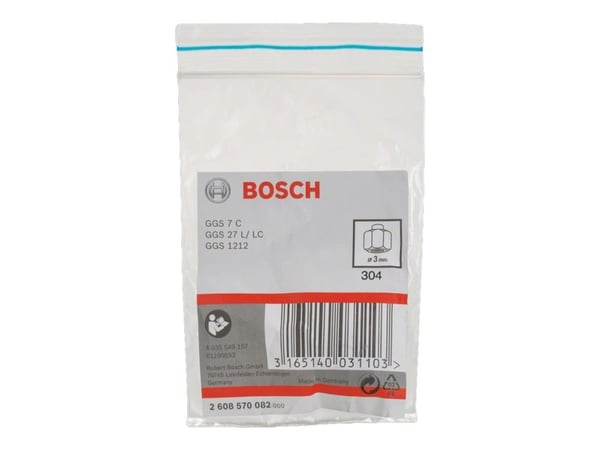 Bosch - Krage med låsemutter - 3 mm Bosch - Krage med låsemutter - 3 mm