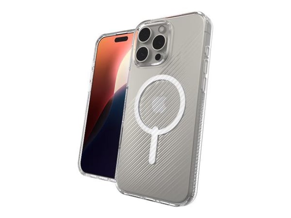 ZAGG Luxe Snap - Baksidedeksel for mobiltelefon - MagSafe-samsvar - blank - for Apple iPhone 16 Pro Max