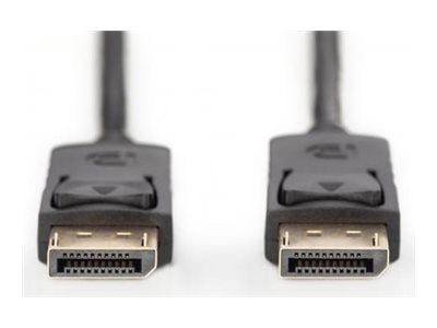DIGITUS - DisplayPort-kabel - DisplayPort (hann) til DisplayPort (hann) - 1 m - formstøpt, 4K-støtte - svart