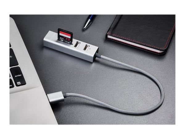 YENKEE YHC 101SR - Hub - 3 x USB 2.0 - stasjonær