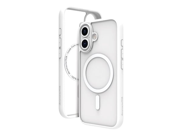 dbramante1928 Grenen - Baksidedeksel for mobiltelefon - MagSafe-samsvar - plastikk - hvit - for Apple iPhone 16