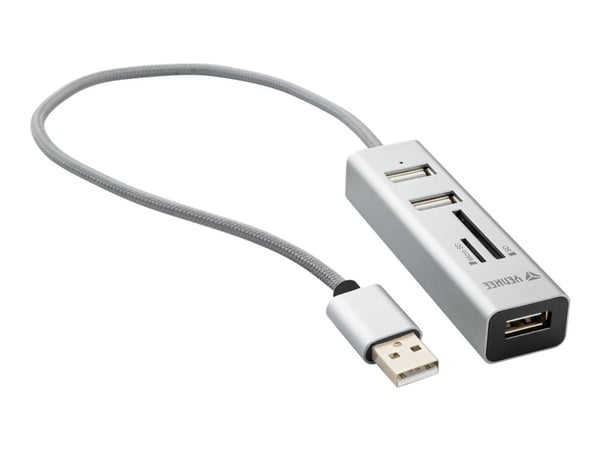 YENKEE YHC 101SR - Hub - 3 x USB 2.0 - stasjonær